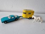 Matchbox Iso Griffo met Paarden Trailer, Hobby en Vrije tijd, Matchbox, Ophalen of Verzenden, Bus of Vrachtwagen, Zo goed als nieuw