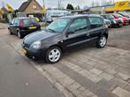 Renault Clio 1.4 16V 2003 Zwart, Auto's, Renault, Voorwielaandrijving, 1005 kg, 4 cilinders, Zwart