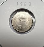 Nederland. Juliana. 25 Cent 1963. Sch. 1145-6, Postzegels en Munten, Ophalen of Verzenden, Koningin Juliana, 25 cent