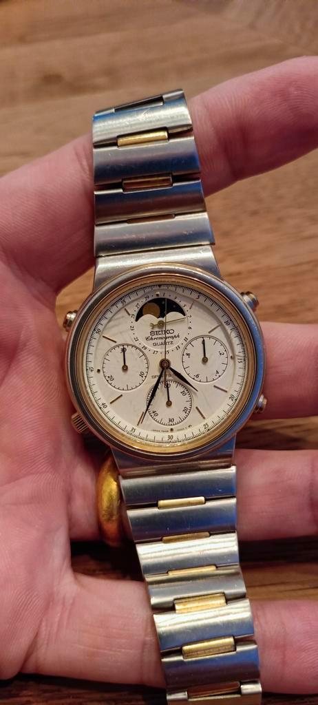 Seiko 7a48-5000, Sieraden, Tassen en Uiterlijk, Horloges | Antiek, Seiko, Staal, 1960 of later, Ophalen of Verzenden