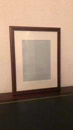 Kersenhout kleurige fotolijst met passe partout, Ophalen of Verzenden, Zo goed als nieuw, Hout, Minder dan 50 cm