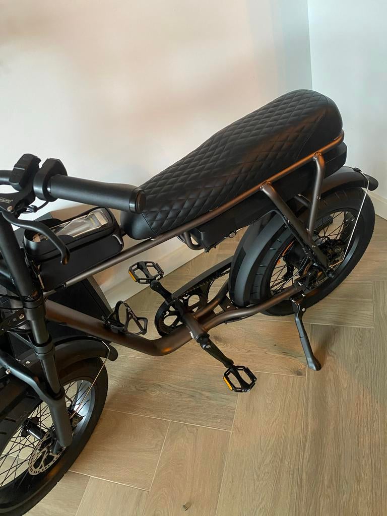 E-bike te koop - mat bronze, Fietsen en Brommers, Fietsen | Vouwfietsen, 20 inch of meer, Gebruikt, Heren, Versnellingen