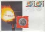 Nederland ECU brief No. 16 Olympische Spelen '96 + penning, Postzegels en Munten, Penningen en Medailles, Ophalen of Verzenden