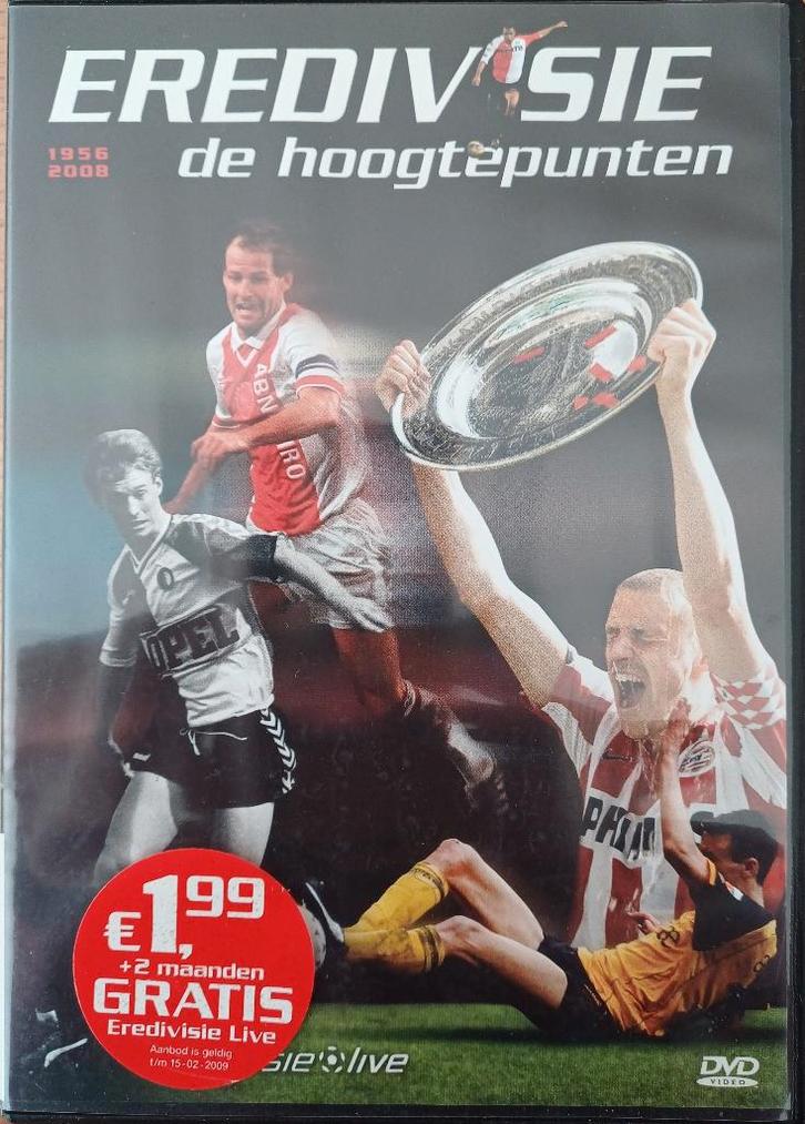 DVD - Eredivisie, de hoogtepunten 1956-2008, Cd's en Dvd's, Dvd's | Sport en Fitness, Zo goed als nieuw, Overige typen, Voetbal