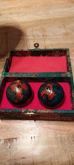 Chinese Baoding Ballen met Doos, Ophalen of Verzenden, Gebruikt