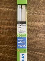 Te koop, 2 TL 5 lampen 21 W/840, 1900 lumen, Philips, 86 cm., Ophalen, Zo goed als nieuw
