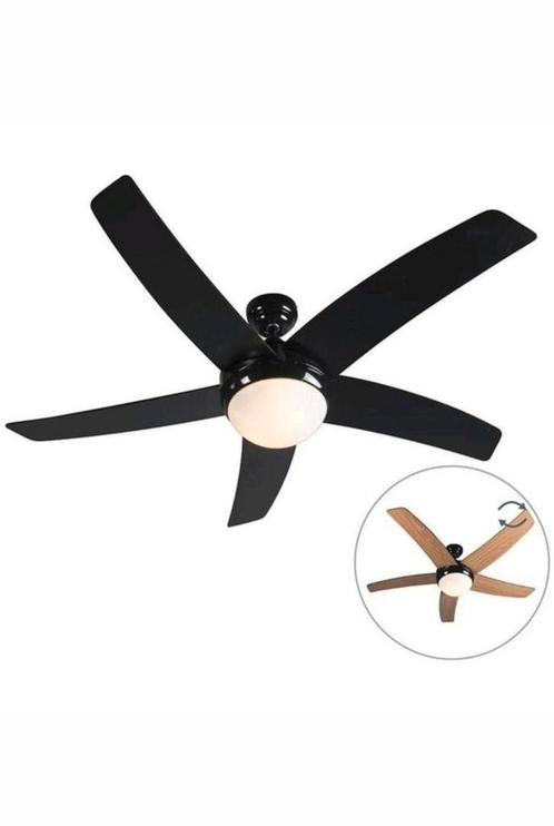 Plafondventilator met lamp - nieuw, Witgoed en Apparatuur, Ventilatoren, Zo goed als nieuw, Plafondventilator, Ophalen of Verzenden