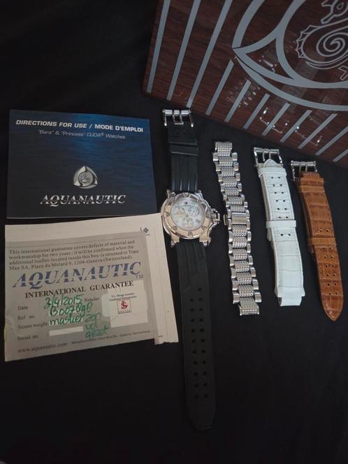 Aquanautic bara cuda horloge, Sieraden, Tassen en Uiterlijk, Horloges | Dames, Zo goed als nieuw, Overige merken, Staal, Staal