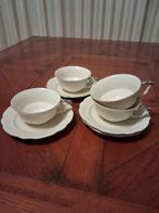 4 antieke porseleinen kopjes van de fabrikant Carl Tielsch, Antiek en Kunst, Ophalen of Verzenden
