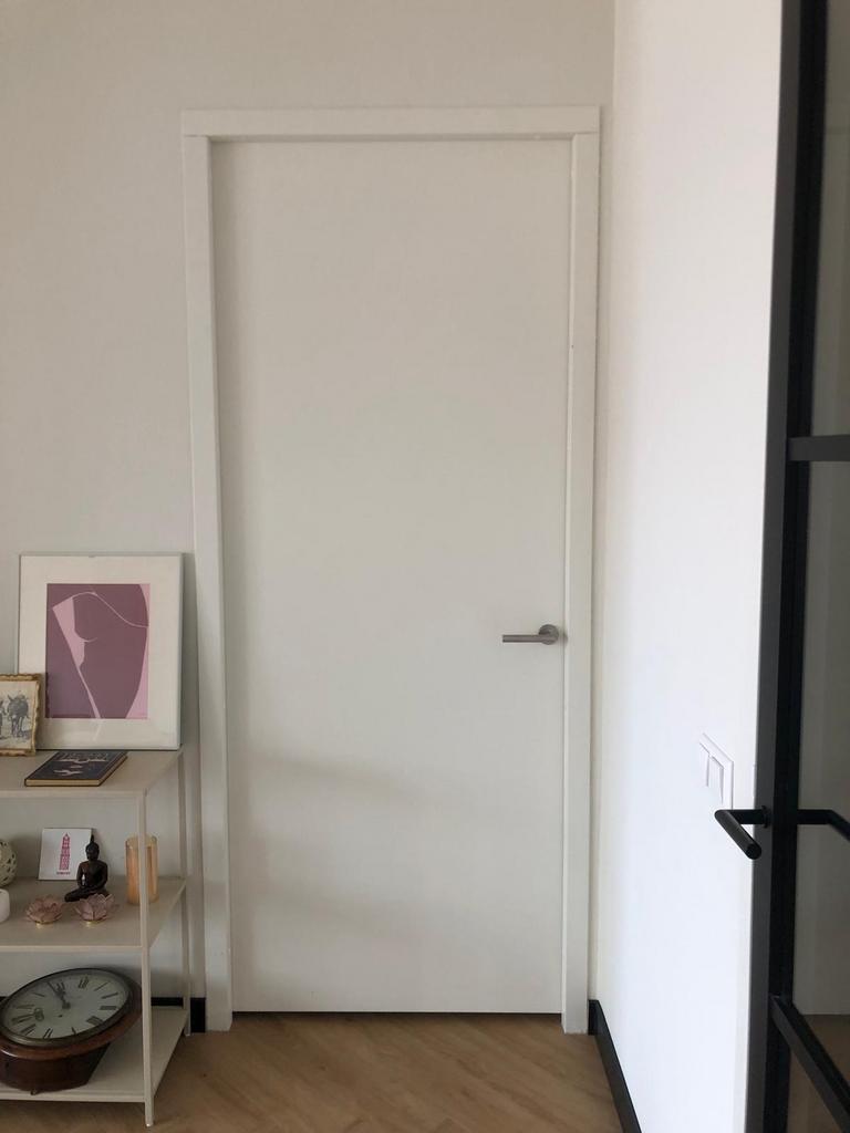 Svedex binnendeur rechtsdraaiend, wit, 231,5x92,5cm, Ophalen, 80 tot 100 cm, 215 cm of meer, Binnendeur