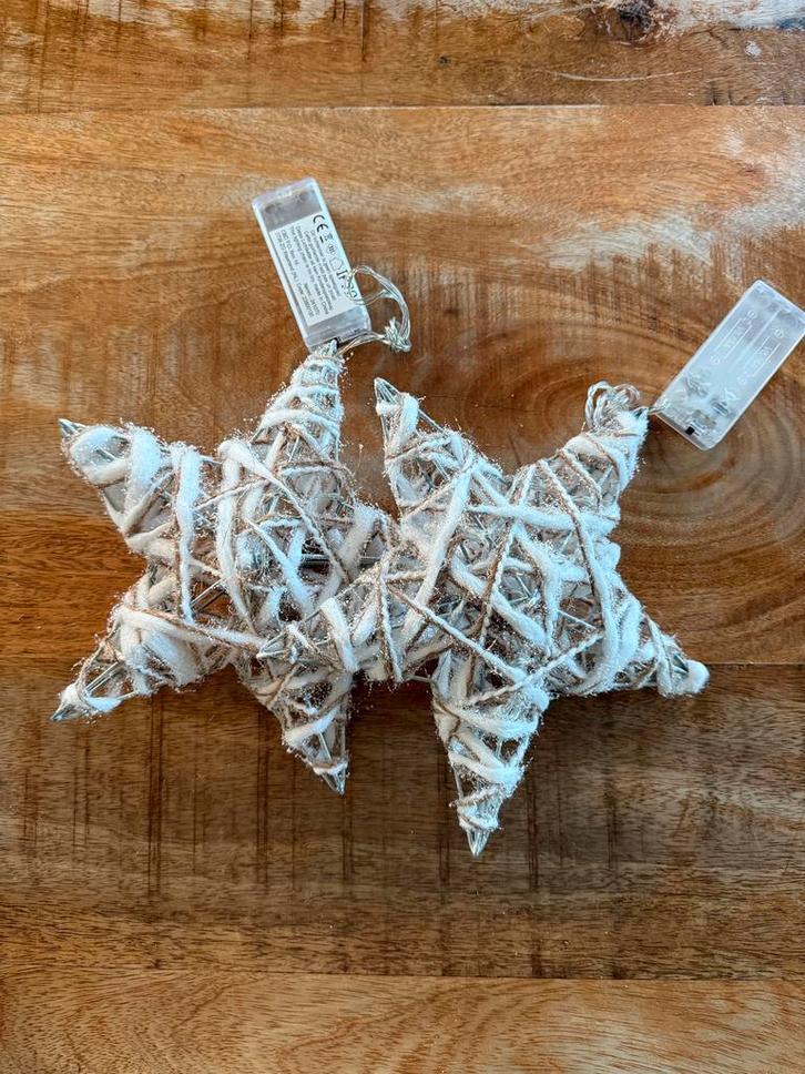 Decoratieve Sterren met Verlichting, kerst, Diversen, Kerst, Nieuw, Ophalen of Verzenden