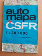 Wegenkaart Tsjecho-Slowakije, 1: 500.000, 1988, € 2,=, Ophalen of Verzenden, Kartografie Praag, Gelezen, Overige merken