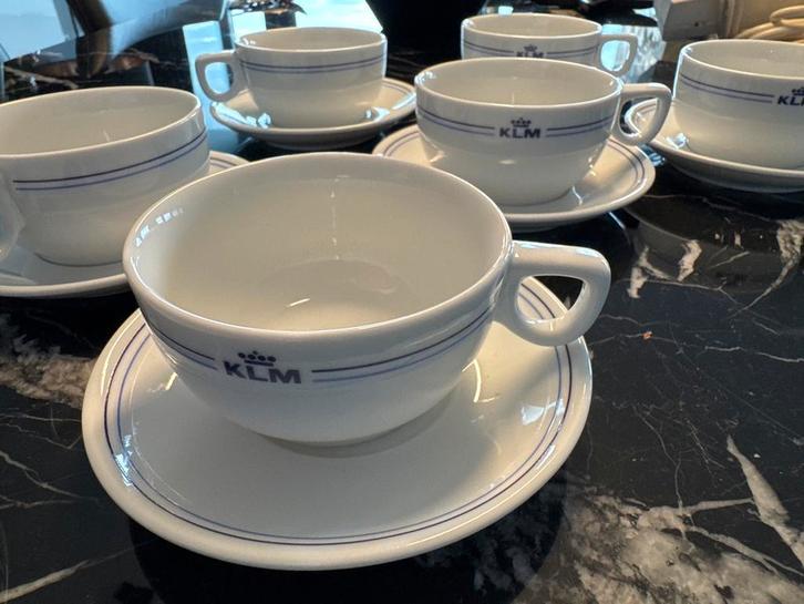 6 Zeldzame KLM Kopjes, Verzamelen, Luchtvaart en Vliegtuigspotten, Gebruikt, Ophalen