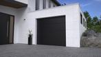 Garagedeur Sectionaaldeur in het zwart (RAL9005) Vanaf €900, Nieuw, Overige typen, Ophalen of Verzenden, Aluminium