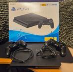PS4 500GB + 2 Controllers + Oplaadkabel, Met 2 controllers, Ophalen of Verzenden, Original, 500 GB