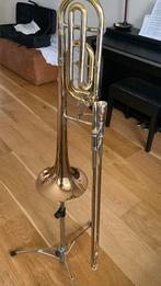 Trombone Holton TR170, Ophalen of Verzenden, Zo goed als nieuw, Tenor, Met koffer