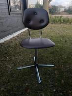 Bureaustoel retro vintage, Ophalen, Zo goed als nieuw, Zwart
