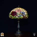Tiffany tafellamp Aurora Bloom - 30 cm, Nieuw, Ophalen of Verzenden, Glas, Tiffany