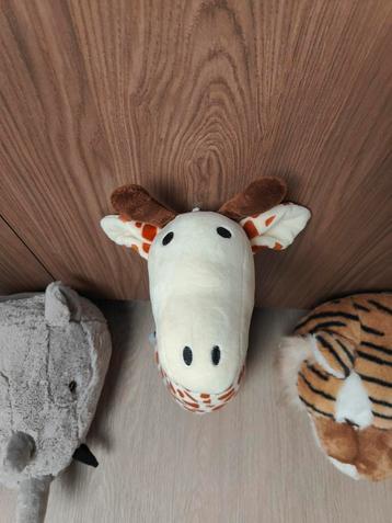 Dieren hoofden / dierenkoppen jungle tijger giraf neushoorn beschikbaar voor biedingen