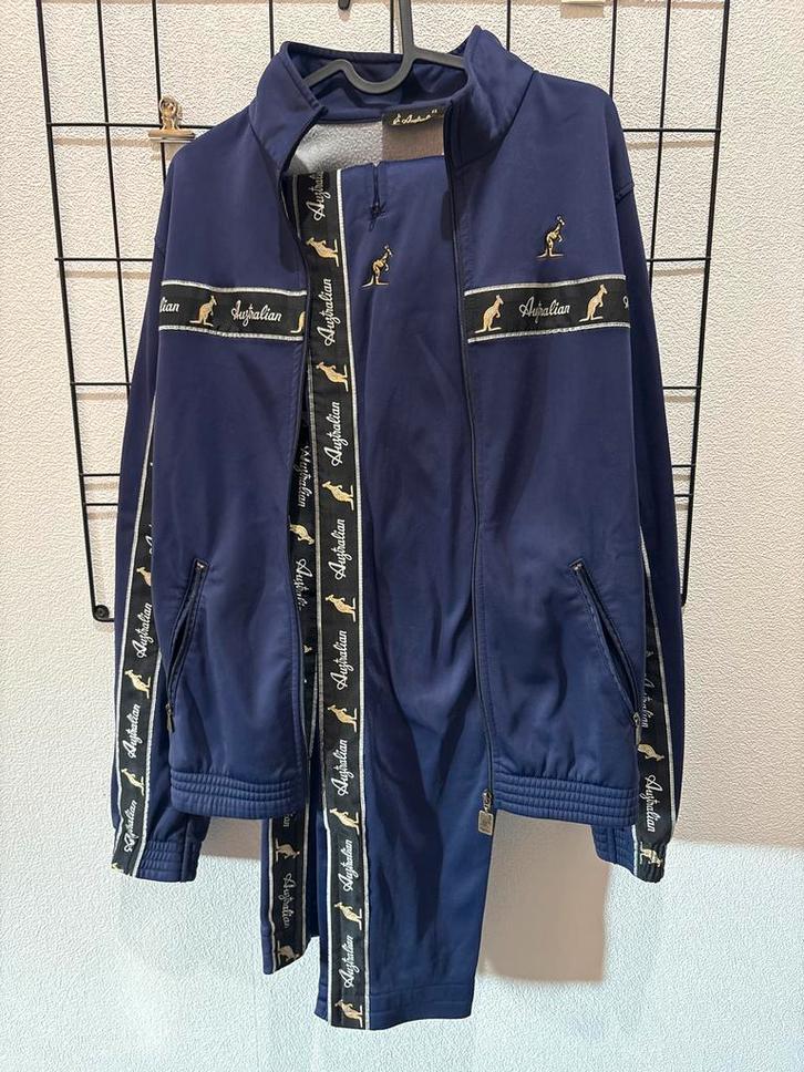 Paarse Australian trainingspak set XS/4XS, Kleding | Heren, Truien en Vesten, Zo goed als nieuw, Maat 46 (S) of kleiner, Paars