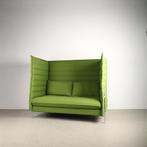 1x Vitra Alcove Plus Sofa – 2-zits Groen | Stof, Huis en Inrichting, Banken | Bankstellen, Niet ingevuld, 150 tot 200 cm, Niet ingevuld