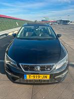 SEAT LEON ORGINEEL FR -PANO-FULL OPTION- 220PK, Leon, Zwart, Diesel, Particulier