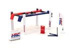 Tarmac 1:64 Garage Tools Set *Honda Racing*, white/red/blue, Hobby en Vrije tijd, Tarmac Works, -, Nieuw, Ophalen of Verzenden