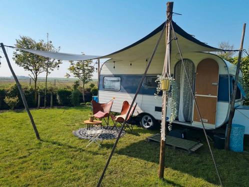 Vintage, rertro, oldtimer, gepimpte caravan, Caravans en Kamperen, Caravans, Particulier, 750 - 1000 kg, Adria, 4 tot 5 meter