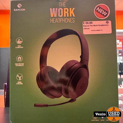 Raycon The Work Headphones | Nieuw, Audio, Tv en Foto, Koptelefoons, Nieuw