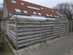 Schutting 17 meter totaal inclusief poort., Tuin en Terras, Schuttingen, Ophalen, 6 meter of meer, Hout, 1 tot 2 meter