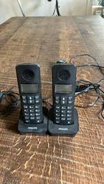 Philips dubbele telefoonset vaste lijn, Ophalen of Verzenden, Zo goed als nieuw