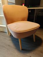 Zachtroze fauteuil / baby voedingsstoel, Huis en Inrichting, Stoelen, Ophalen, Hout, Overige kleuren, Zo goed als nieuw