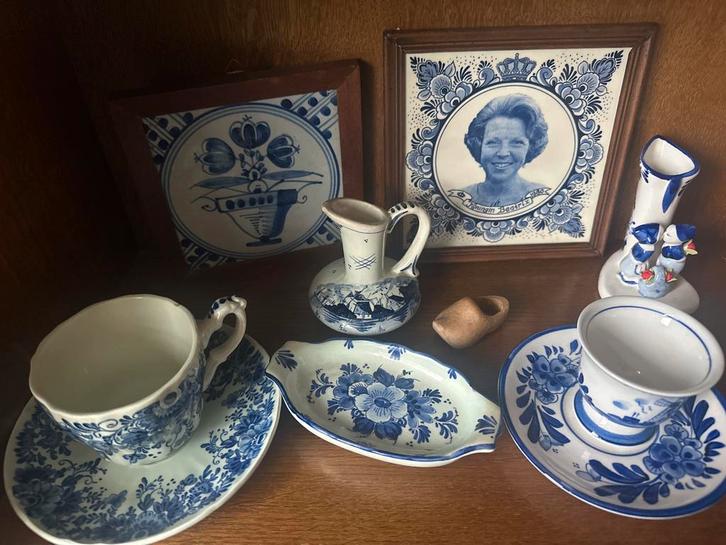 Vintage Delft Blauw Collectie, Antiek en Kunst, Antiek | Keramiek en Aardewerk, Ophalen