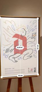 Duvel MWAHRK x TOYKYO x Duvel Poster, Verzamelen, Ophalen, Zo goed als nieuw, Reclamebord, Plaat of Schild, Duvel