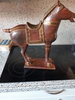 houten met brons, Antiek en Kunst, Antiek | Koper en Brons, Ophalen of Verzenden