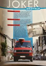 VW Joker Westfalia folder, Ophalen of Verzenden, Zo goed als nieuw, Volkswagen