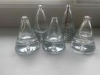 5 kristallen olielampjes Bonny Krosno, Antiek en Kunst, Antiek | Glas en Kristal, Ophalen of Verzenden
