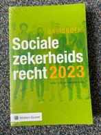 Sociale Zekerheidsrecht 2023, Boeken, Ophalen of Verzenden, Nieuw, HBO, Wolters Kluwer