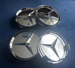 MERCEDES BENZ WIEL EMBLEMEN BUITEN MAAT 75 MM MET SPANRING, Ophalen of Verzenden, Nieuw