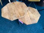 Mango hout salontafel setje 8 kant, Overige vormen, Nieuw, 55 tot 75 cm, Minder dan 45 cm