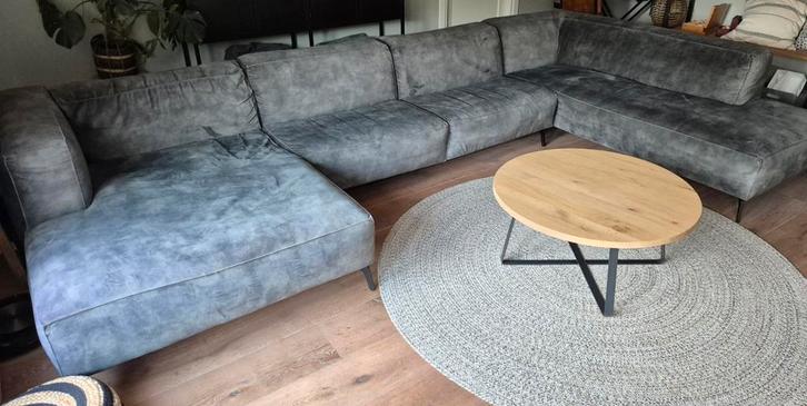 Grote (407cm) keurig nette U hoekbank met breed ligdeel, Huis en Inrichting, Banken | Complete zithoeken, Zo goed als nieuw, Ophalen