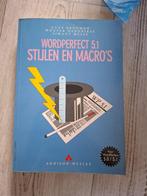 Naslagwerk – Wordperfect 5.1 Stijlen en Macro’s (origineel), Boeken, Ophalen of Verzenden, Zo goed als nieuw, Software
