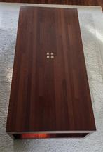 Salontafel Hardhout klassiek, Huis en Inrichting, Ophalen, Gebruikt, 100 tot 150 cm, Klassiek