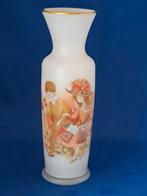 Vintage Napcoware gesatineerd glazen vaasje, Ophalen of Verzenden