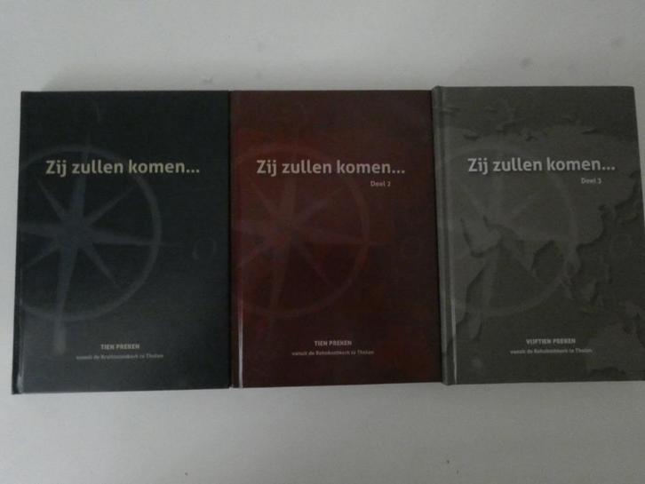 Zij zullen komen compleet 3 delen 35 preken, Boeken, Godsdienst en Theologie, Zo goed als nieuw, Christendom | Protestants, Verzenden