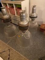 Originele industriële gaslampen groot 3 x, Huis en Inrichting, Lampen | Hanglampen, Ophalen of Verzenden, 75 cm of meer
