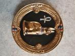 Sierbord egypte bast franklin mint, Verzamelen, Beelden en Beeldjes, Ophalen of Verzenden, Zo goed als nieuw, Dier