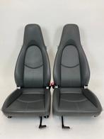 Autostoelen Porsche Boxter (987), 911 (997) Leder Grijs, Ophalen of Verzenden, Gebruikt