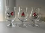 3x DUVEL bier glas, Ophalen of Verzenden, Zo goed als nieuw, Glas of Glazen, Duvel