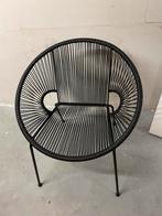 WOOOD Cocktail Stoel Zwart, Ophalen, Gebruikt, Metaal